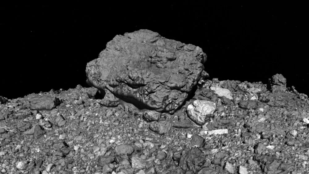 نمونه خاک یک سیارک  بنو در مسیر زمین