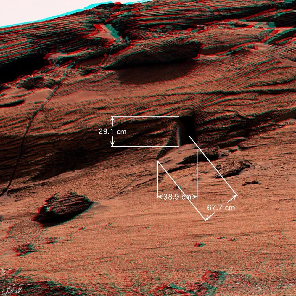 واکنش ناسا نسبت به “شکاف عجیب” در مریخ |dog door