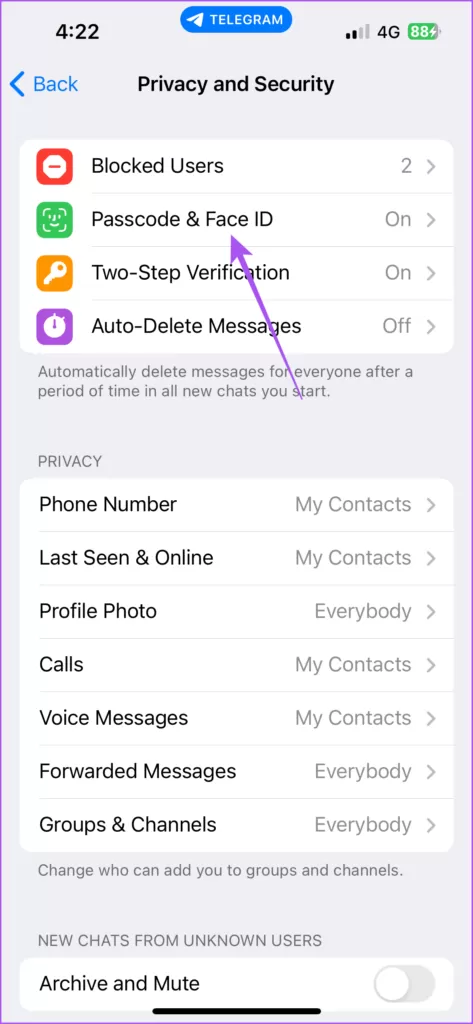 کار نکردن فیس آیدی (Face ID) در تلگرام در آیفون:بهترین راه حل |اموزش تصویری
