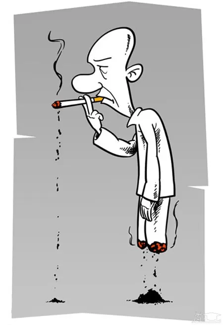 تصاویر کاریکاتوری تلخ و آموزنده اعتیاد به مواد مخدر | طنز تلخ اجتماعی 