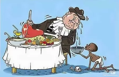 کاریکاتورهای پرمعنا و تامل برانگیز به مناسبت روز جهانی ریشه کنی فقر | طنز تلخ 