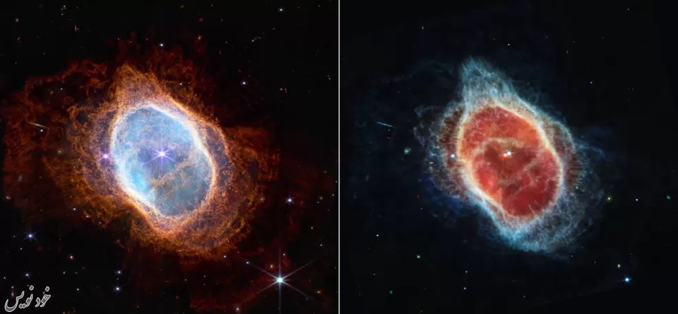  ناسا اولین تصاویر رنگی تلسکوپ جیمز وب را منتشر کرد +اولین تصاویر رنگی تلسکوپ جیمز وب از سیاره گازی