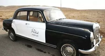 اولین ماشین پلیس در ایران (عکس)