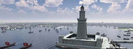 فانوس اسکندریه نخستین فانوس دریایی دنیا