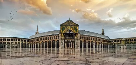 مهمترین آثار تاریخی دمشق| مسجد اموی+ توصیف ساختاری