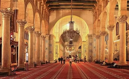 مهمترین آثار تاریخی دمشق| مسجد اموی+ توصیف ساختاری