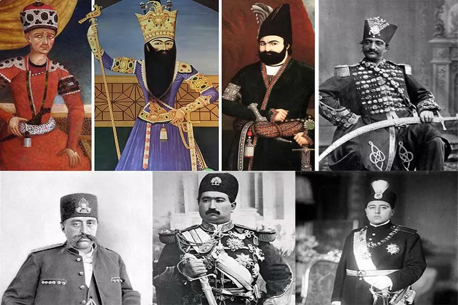 ترتیب شاهان قاجار + عکس