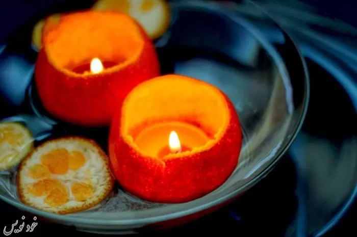  ایده های شمع آرایی تزیین و  شمع به سبک پاییزی + آموزش