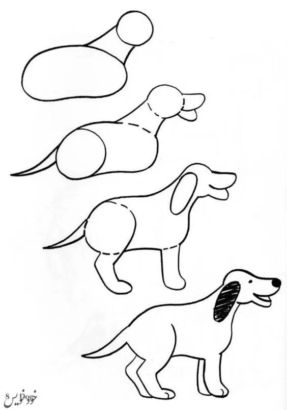 ۵۶ نقاشی ساده، آسان و راحت برای کودکان |آموزش نقاشی فانتزی حیوانات وسایل نقلیه و ...