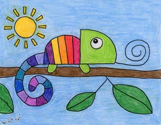 ۵۶ نقاشی ساده، آسان و راحت برای کودکان |آموزش نقاشی فانتزی حیوانات وسایل نقلیه و ...