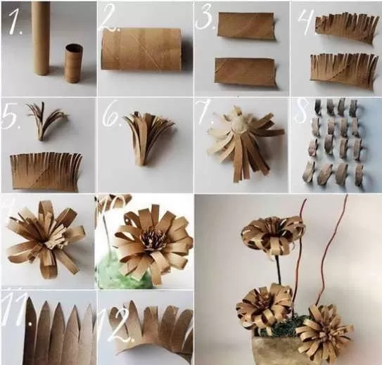 ساخت کاردستی با رول دستمال کاغذی | جهت ایده