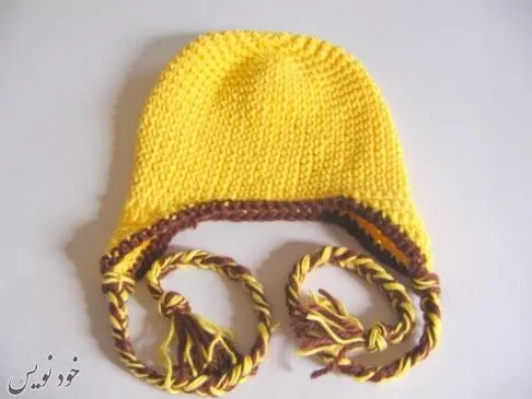آموزش بافت کلاه زرافه قلاب بافی [ کلاه فانتزی بچگانه ] | برای نوزاد تا 3 ماه