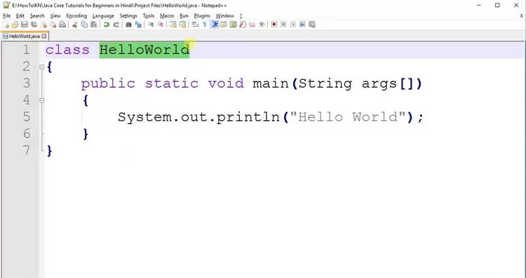 آموزش برنامه Hello World در جاوا (به زبان کاملا ساده) + مثال