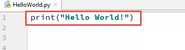 Hello World : اولین برنامه پایتون را بسازید |اموزش پایتون