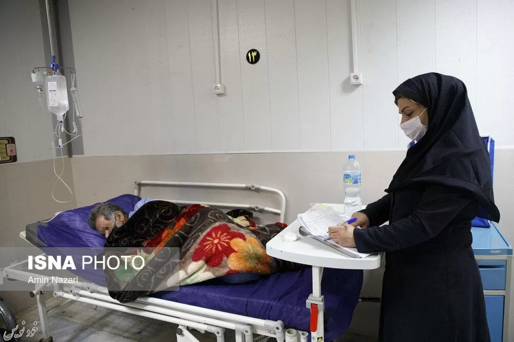 تصاویر تلخ از بیمارستان رازی اهواز در پیک هفتم | کرونا همچنان جان میگیرد + عکس