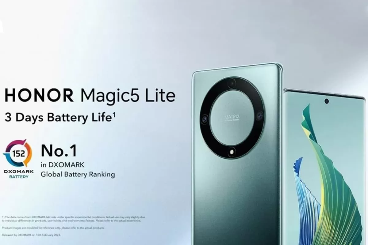 Magic5 Lite آنر برای عملکرد باتری جایگاه نخست را در DXOMARK کسب کرد