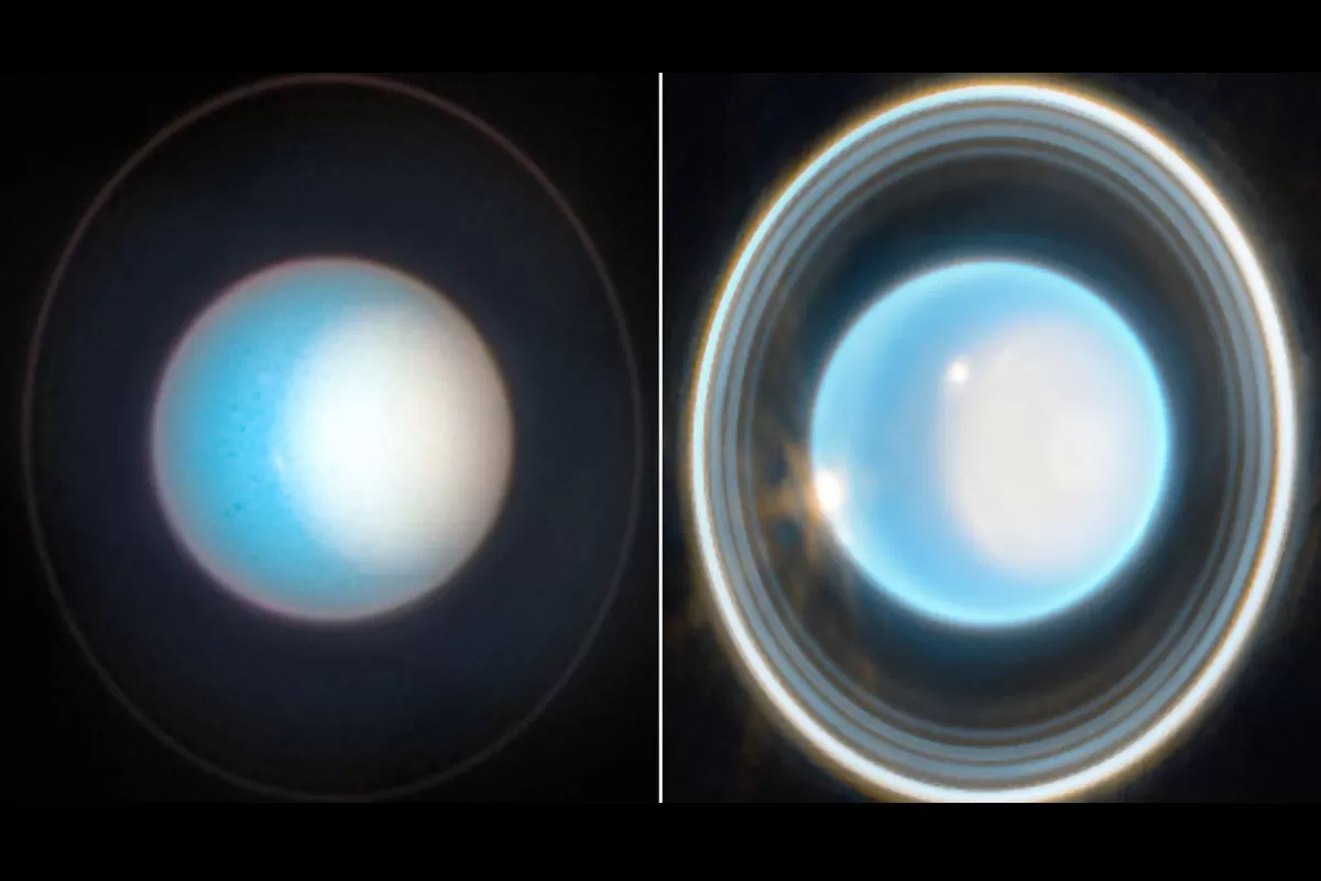 زیبایی حیرت‌انگیز سیاره اورانوس از نگاه تلسکوپ جیمز وب