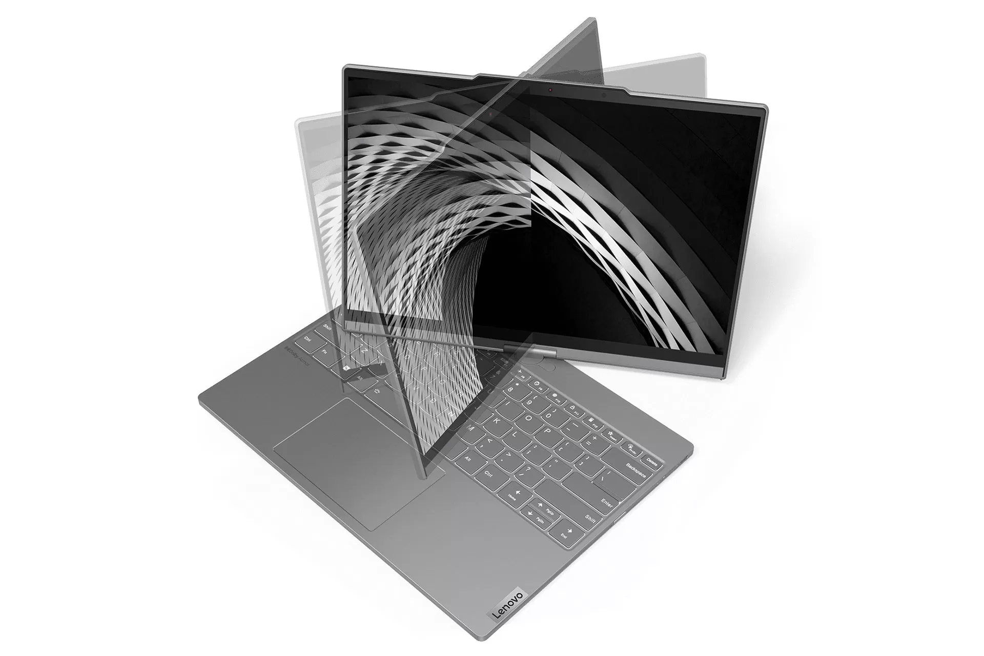 لپ‌تاپ ThinkBook Plus Twist لنوو با دو نمایشگر و قابلیت چرخش ۱۸۰ درجه‌ معرفی شد