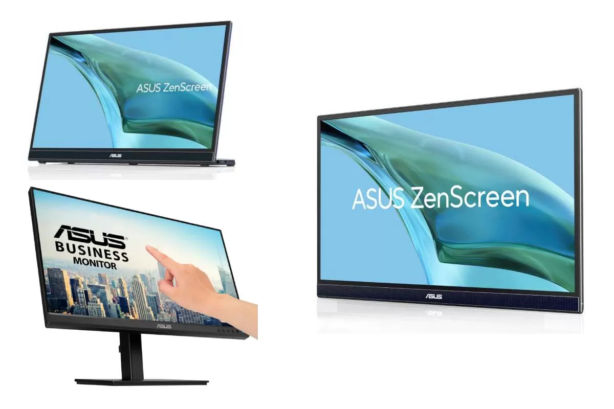 ایسوس نمایشگرهای اکسترنال ZenScreen را با پشتیبانی از قابلیت چرخش خودکار رونمایی کرد