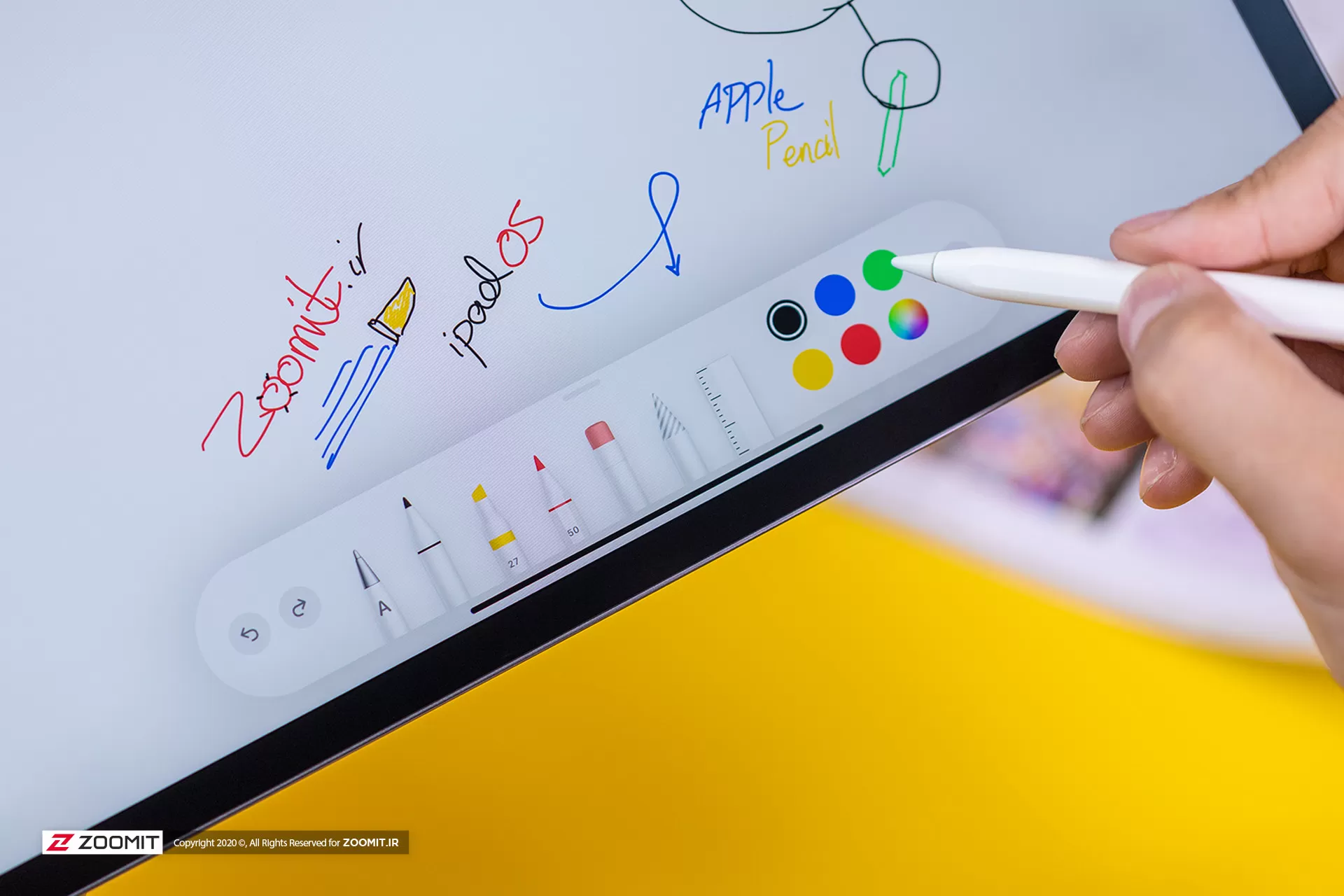 نسل بعدی اپل پنسل با قابلیت احتمالی تشخیص رنگ و بافت، ابزار رویایی طراحان گرافیک خواهد بود
