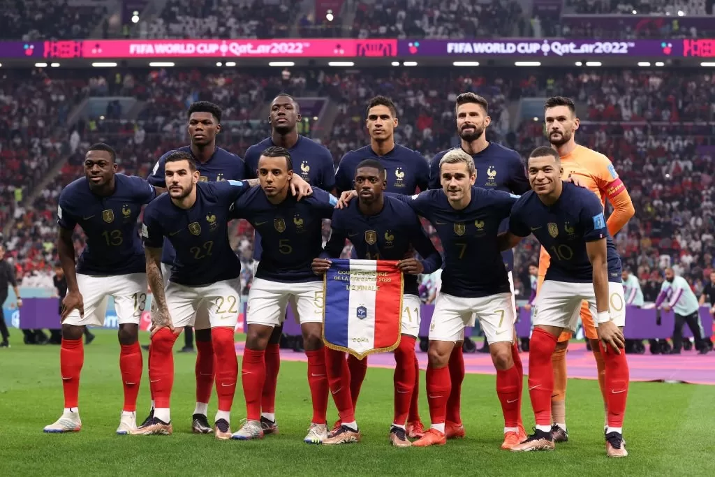 ترکیب فرانسه با سه تغییر نسبت به فینال جام جهانی