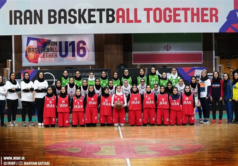 تیم بسکتبال زیر 16 سال دختران در مسابقات قهرمانی آسیا