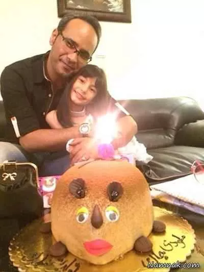 شهرام شکوهی در جشن تولد دخترش