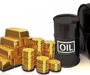 کاهش همزمان قیمت نفت و طلا در بازار