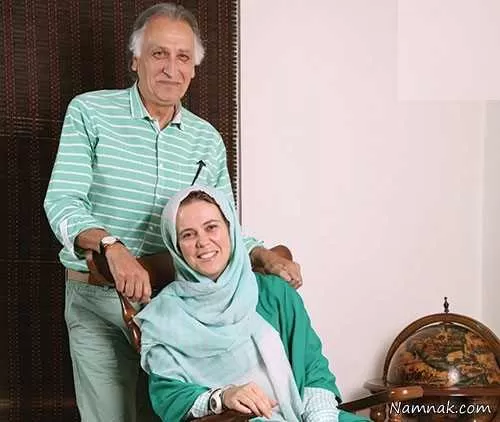 عکس احمد نجفی و همسرش