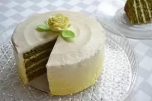 کیک لیمویی | طرز تهیه “کیک لیمویی” با طعم چای سبز