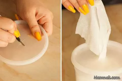 دستمال پاک کننده آرایش