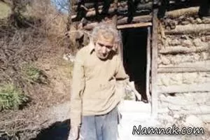 سرشماری پیرمرد غارنشین 75 ساله فومنی + عکس