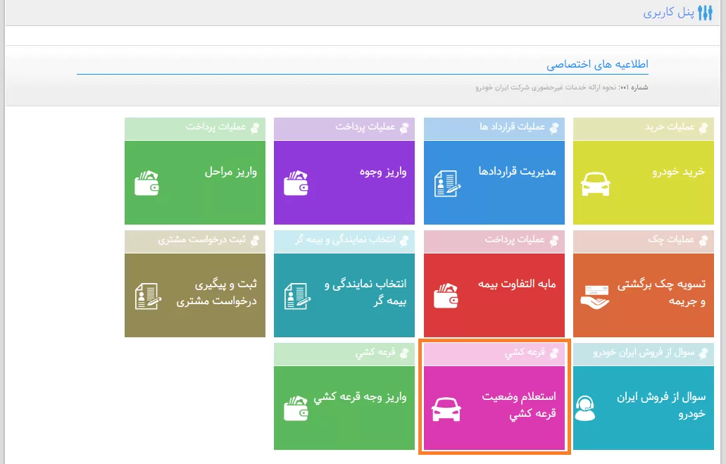 نتایج قرعه کشی ایران خودرو