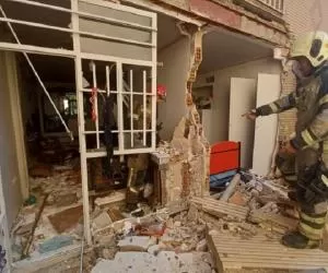 انفجار شدید در یک ساختمان مسکونی در محله جوانمردقصاب