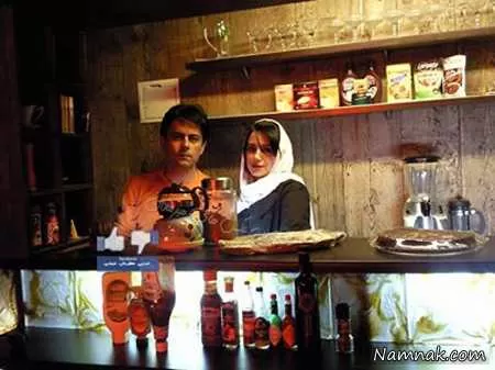 رحیم نوروزی و همسرش