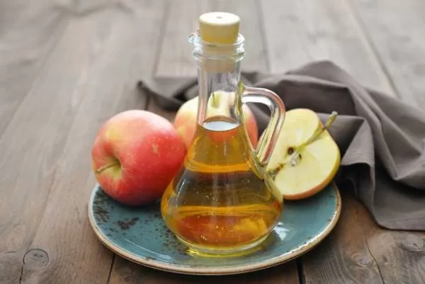 سرکه سیب برای لوزه