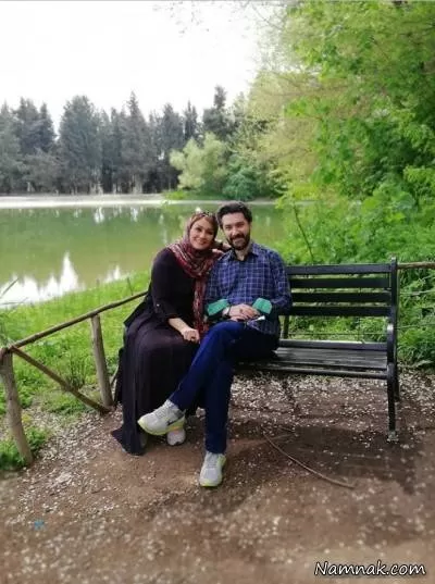  امیرحسین مدرس و همسرش