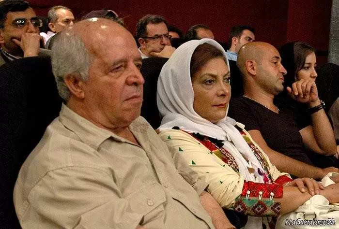 محسن قاضی مرادی و همسرش