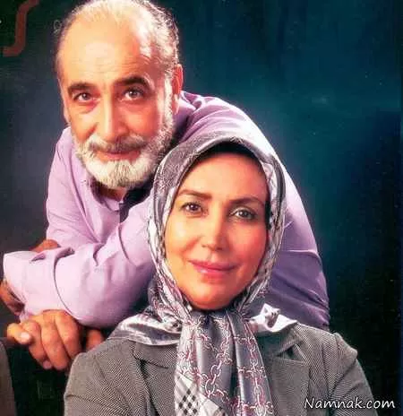 محمود پاک نیت و همسرش