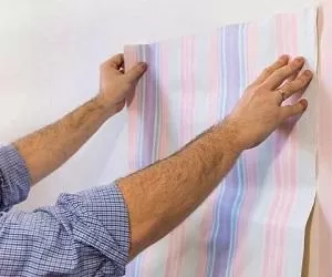 راهنمای نصب کاغذ دیواری روی گچ