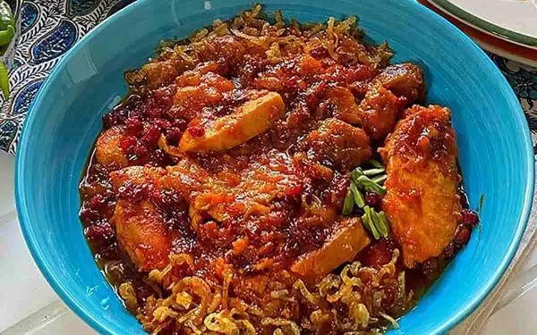 خورش آلو زرشک