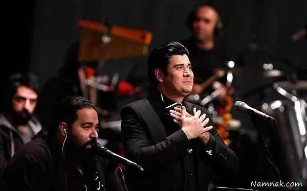 سالار عقیلی و رضا صادقی در حال اجرای کنسرت