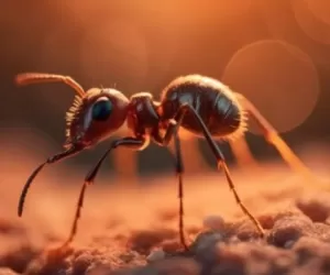 عکس وحشتناک از صورت یک مورچه که پربازدید شد