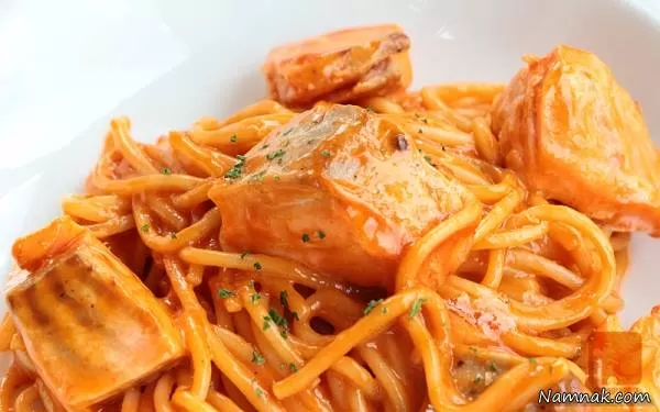 اسپاگتی سالمون