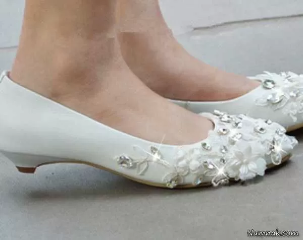 مدل کفش سفید عروس
