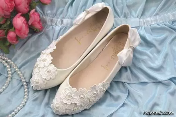 مدل جدید کفش سفید عروس