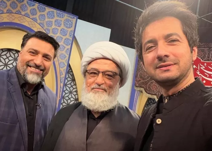 نجم الدین شریعتی در کنار آقای عابدینی و رضای ملایی
