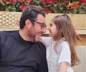 احساس زیبای محسن کیایی در تولد 4 سالگی دخترش