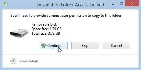 رفع کپی نشدن فایل در فلش