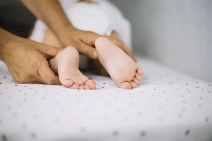 پاهای نوزاد